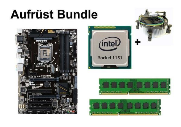 Aufrüst Bundle - Gigabyte GA-B150-HD3P + Intel Core i3-7100T + 32GB RAM #124700