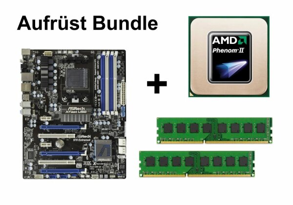 Aufrüst Bundle - ASRock 970 Extreme4 + Phenom II X2 565 + 4GB RAM #75549