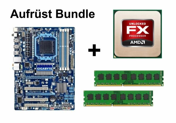 Aufrüst Bundle - Gigabyte 870A-USB3 + AMD FX-4100 + 4GB RAM #93213