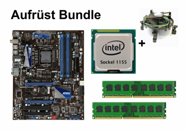 Aufrüst Bundle - MSI P67A-GD53 + Intel i7-3770 + 4GB RAM #98845