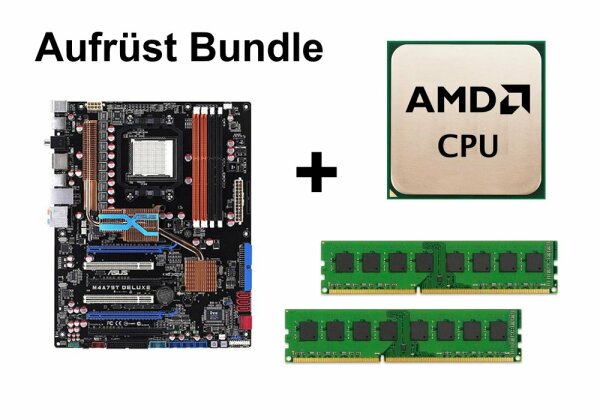 Upgrade bundle - ASUS M4A79T Deluxe + Athlon II X4 645 + 4GB RAM #103197