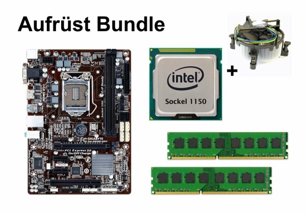 Aufrüst Bundle - Gigabyte GA-B85M-HD3 + Intel Core i3-4170 + 4GB RAM #116509