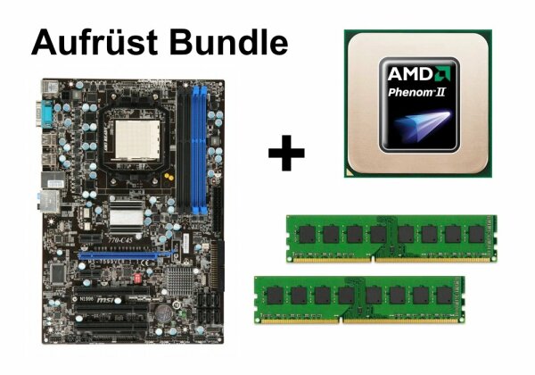 Aufrüst Bundle - MSI 770-C45 + Phenom II X2 545 + 16GB RAM #129309