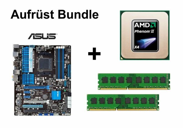 Aufrüst Bundle - ASUS M5A99X EVO + Phenom II X4 965 + 8GB RAM #56094