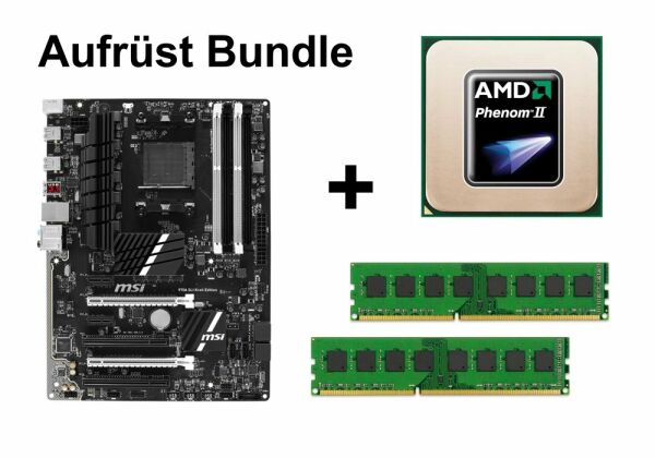 Aufrüst Bundle - MSI 970A SLI Krait + Phenom II X4 945 + 16GB RAM #69919