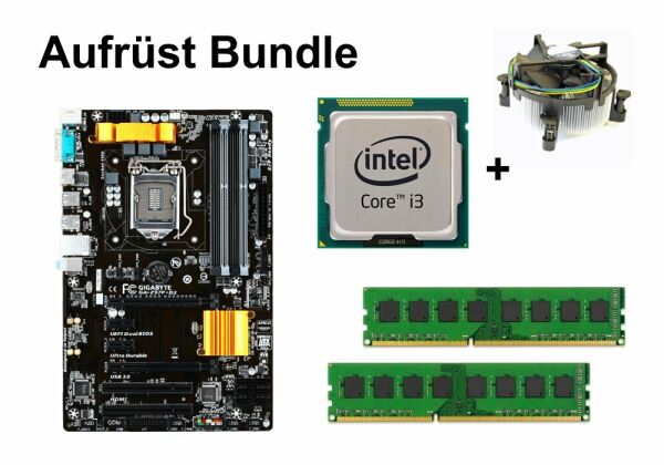 Aufrüst Bundle - Gigabyte Z97P-D3 + Intel Core i3-4330 + 16GB RAM #63777