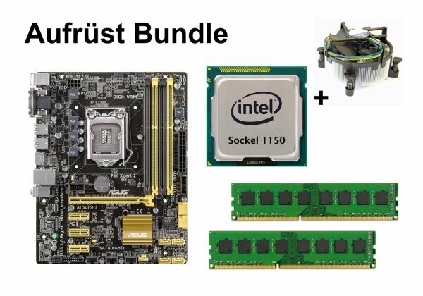 Aufrüst Bundle - ASUS H87M-E + Intel i3-4150 + 8GB RAM #94498