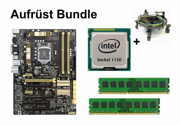 Aufrüst Bundle - ASUS Z87-A + Intel Core i7-4770 + 16GB RAM #119586