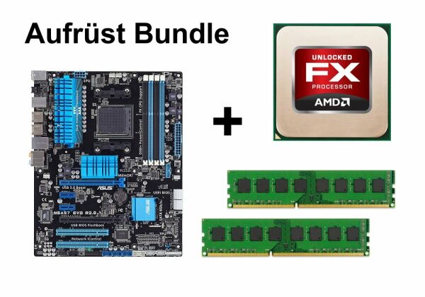 Aufrüst Bundle - ASUS M5A97 EVO R2.0 + AMD FX-6350 + 32GB RAM #81699