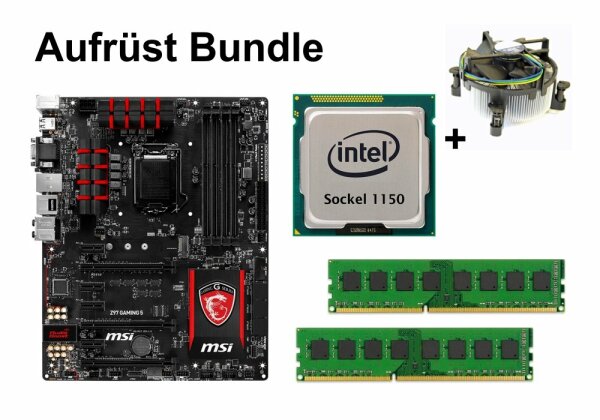 Aufrüst Bundle - MSI Z97 GAMING 5 + Celeron G1820 + 6GB RAM #63267