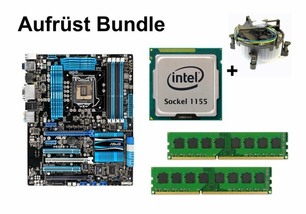 Aufrüst Bundle - ASUS P8Z68-V Pro + Intel i3-2100 + 32GB RAM #67620