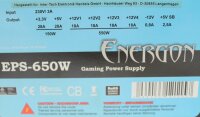 Energon EPS-650W ATX Netzteil 650 Watt   #27940