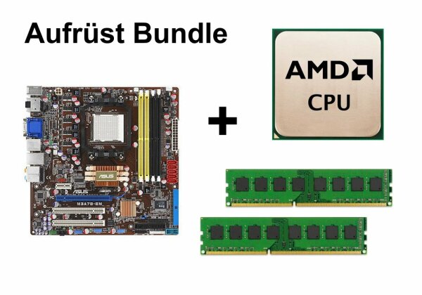 Upgrade bundle - ASUS M3A78-EM + Phenom II X4 920 + 4GB RAM #108070