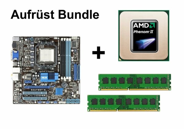 Upgrade bundle - ASUS M4A785T-M + AMD Phenom II X4 955 + 4GB RAM #123433