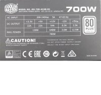 Cooler Master G700 700W ATX 2.3 RS-700-ACAA-B1 700Watt 80...