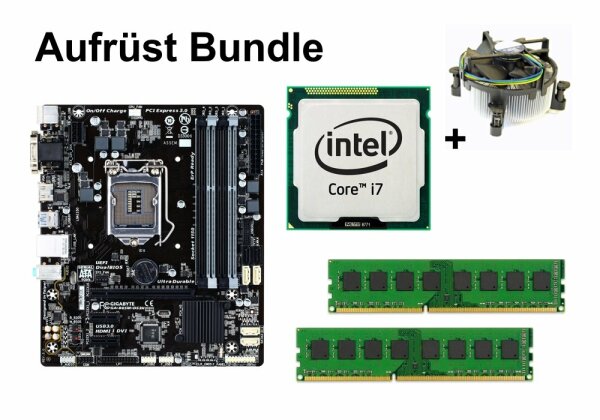 Aufrüst Bundle - Gigabyte B85M-DS3H + Intel Core i7-4790K + 8GB RAM #