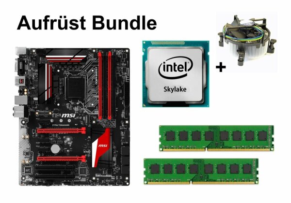 Aufrüst Bundle - MSI Z170A Tomahawk + Intel Core i3-6100 + 16GB RAM #109101