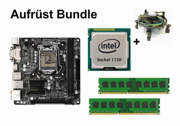 Aufrüst Bundle - ASRock B85M-ITX + Intel Core i7-4790 + 8GB RAM #118069