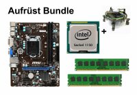 Aufrüst Bundle - MSI H81M-P33 + Intel Core i5-4690T...