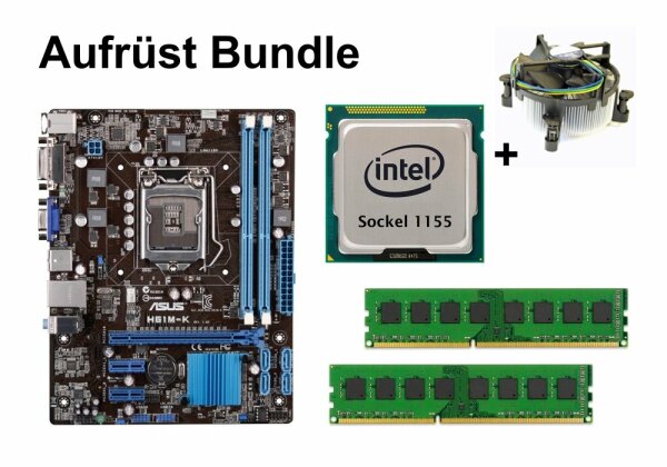 Upgrade bundle - ASUS H61M-K + Intel i5-3570 + 4GB RAM #79163