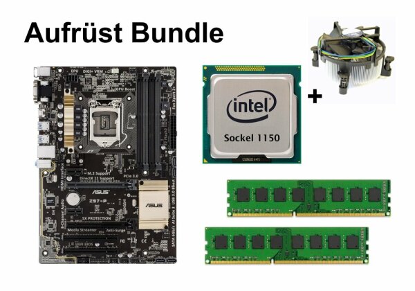 Aufrüst Bundle - ASUS Z97-P + Intel i5-4690 + 8GB RAM #92478