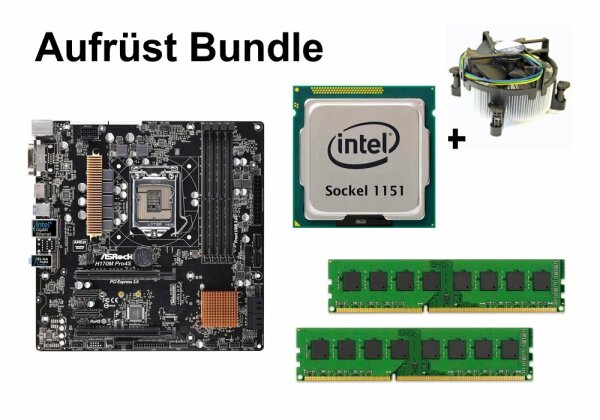 Aufrüst Bundle - ASRock H170M Pro4S + Intel Core i3-7100 + 16GB RAM #119872