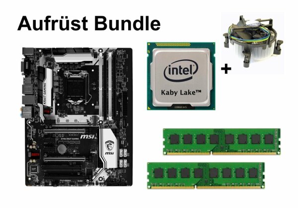 Aufrüst Bundle MSI Z170A KRAIT GAMING + Intel Core i7-7700 + 8GB RAM #113218