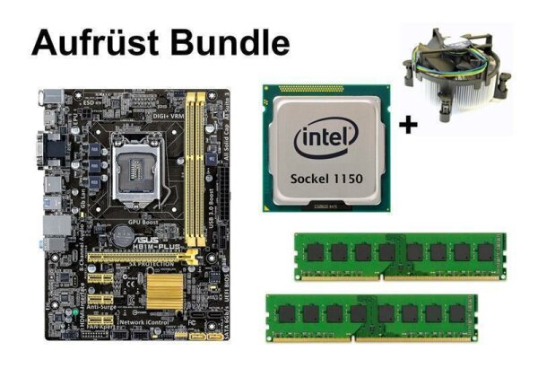 Aufrüst Bundle - ASUS H81M-A + Intel i5-4430 + 4GB RAM #64072