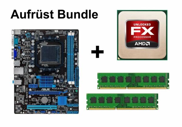 Aufrüst Bundle - ASUS M5A78L-M LX3 + AMD FX-4300 + 4GB RAM #95307