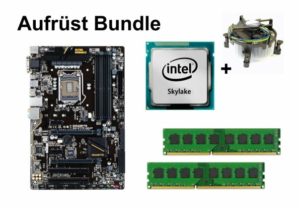 Aufrüst Bundle - Gigabyte GA-Z170-HD3P + Intel Core i3-6300 + 16GB RAM #90956