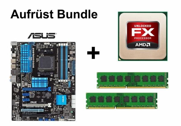 Aufrüst Bundle - ASUS M5A99X EVO + AMD FX-4170 + 32GB RAM #66638