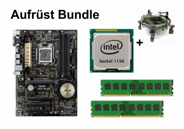 Upgrade bundle - ASUS H97-PLUS + Intel i3-4330 + 4GB RAM #94801