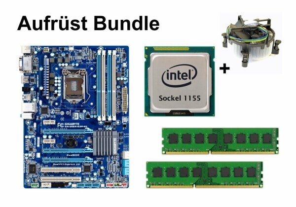 Aufrüst Bundle - Gigabyte Z68A-D3H-B3 + Celeron G1610 + 16GB RAM #86354