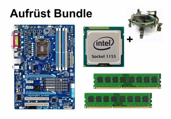 Aufrüst Bundle - Gigabyte GA-Z68P-DS3 + Intel i3-2100 + 16GB RAM #105558