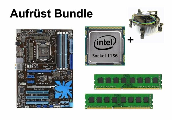 Aufrüst Bundle - ASUS P7P55D LE + Intel Core i3-530 + 16GB RAM #133719