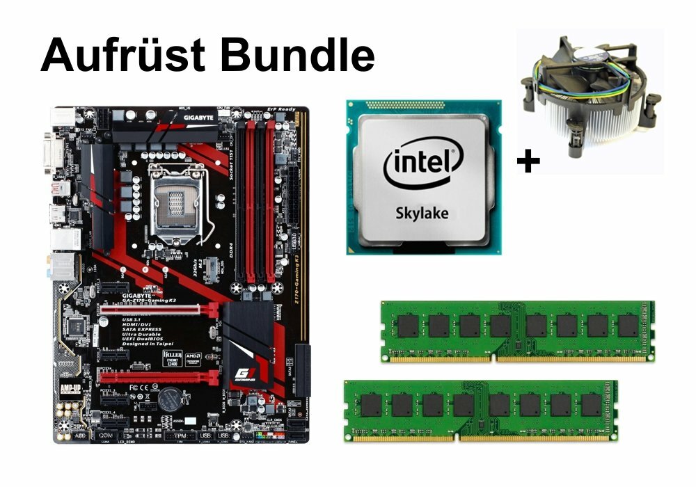 Aufrüst Bundle Gigabyte Z170-Gaming K3 + Intel Core i5-6500 +