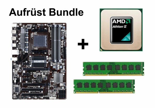 Aufrüst Bundle - Gigabyte 970A-DS3P + Phenom II X4 820 + 8GB RAM #99677