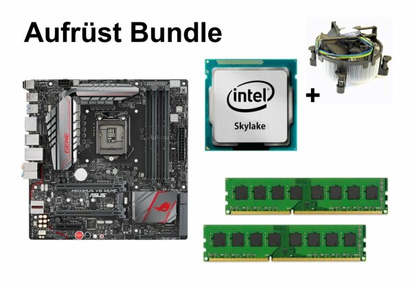 Aufrüst Bundle ASUS MAXIMUS VIII GENE + Intel Celeron G3900 + 16GB RAM #113245