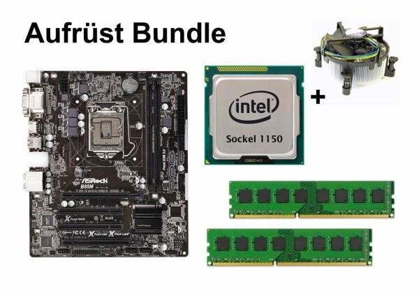 Aufrüst Bundle - ASRock B85M + Intel Core i7-4790 + 4GB RAM #130916