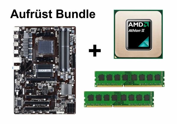 Aufrüst Bundle - Gigabyte 970A-DS3P + Phenom II X4 850 + 4GB RAM #99685