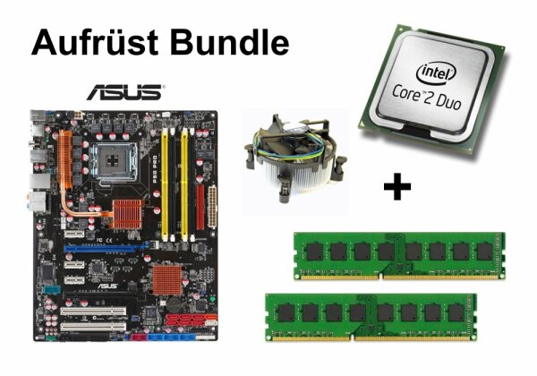 Aufrüst Bundle - ASUS P5Q Pro + Intel E7200 + 4GB RAM #60521