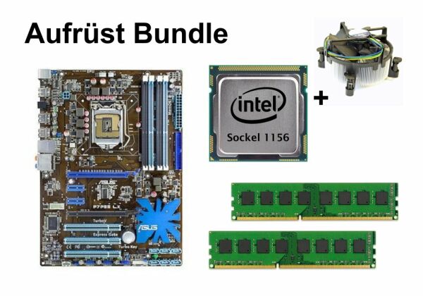 Aufrüst Bundle - ASUS P7P55 LX + Intel Core i3-550 + 16GB RAM #133237