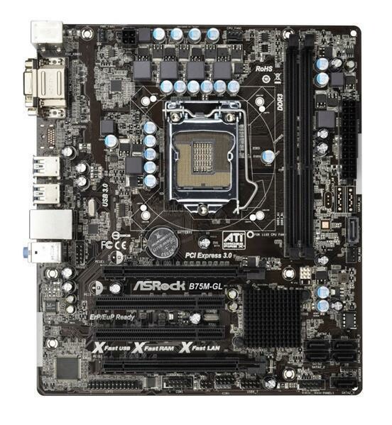 Обзор asrock b75m gl