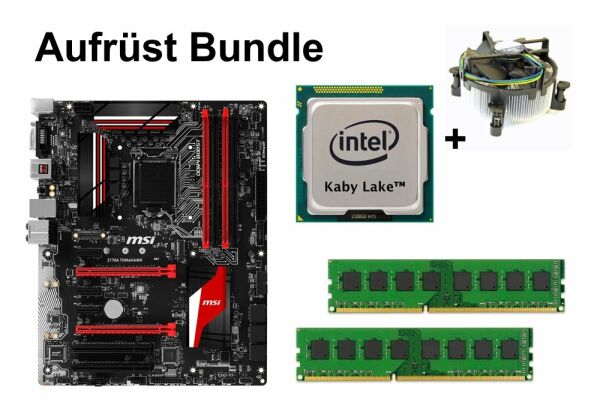 Aufrüst Bundle - MSI Z170A Tomahawk + Intel Core i5-7400 + 32GB RAM #109187