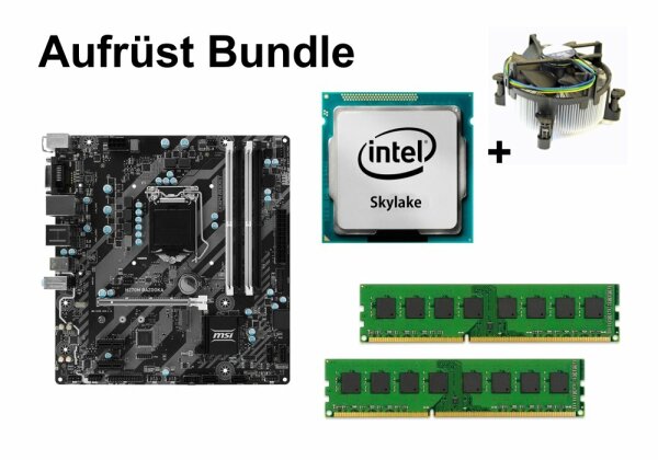 Aufrüst Bundle - MSI H270M Bazooka + Intel Core i3-6100 + 32GB RAM #109701