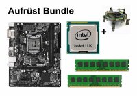 Aufrüst Bundle - ASRock H81M-DGS + Intel i5-4690T +...