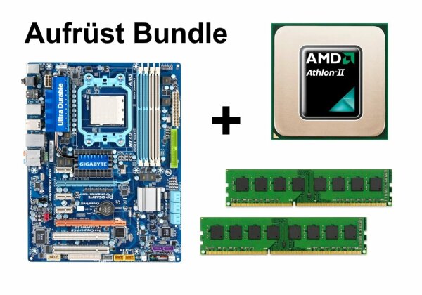 Aufrüst Bundle - Gigabyte GA-MA790XT-UD4P + Athlon II X2 235e + 4GB RAM #56990