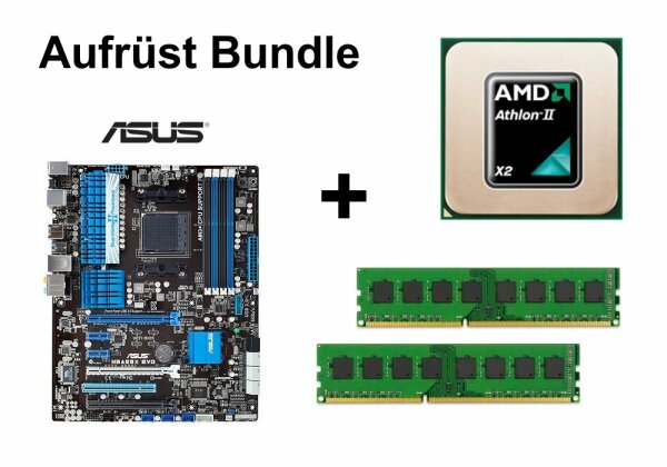 Aufrüst Bundle - ASUS M5A99X EVO + AMD Athlon II X2 215 + 8GB RAM #66465
