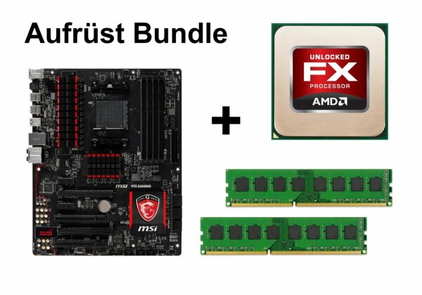 Aufrüst Bundle - MSI 970 Gaming + AMD FX-4100 + 16GB RAM #81326