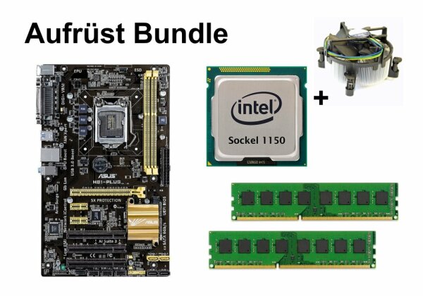 Aufrüst Bundle - ASUS H81-Plus + Intel Core i7-4790S + 4GB RAM #130496